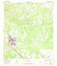 Boerne 1964 topographic map thumbnail