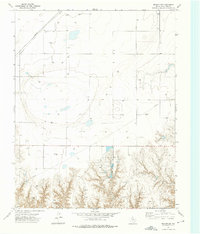 Booker SW 1973 topographic map thumbnail