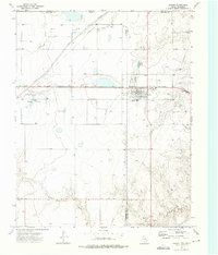 Booker 1973 topographic map thumbnail