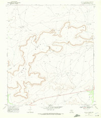Bootleg Canyon 1969 topographic map thumbnail