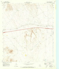 Boracho 1970 topographic map thumbnail