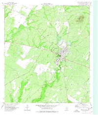 Brackettville 1974 topographic map thumbnail