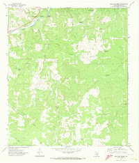 Bradford Creek 1971 topographic map thumbnail