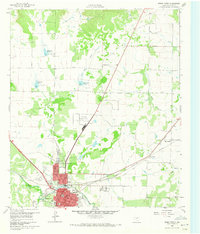 Brady North 1960 topographic map thumbnail