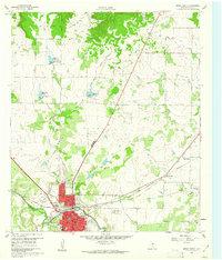 Brady North 1960 topographic map thumbnail