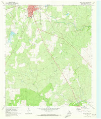 Brady South 1970 topographic map thumbnail