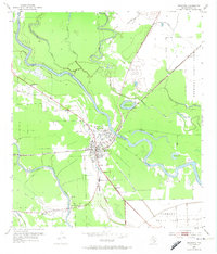 Brazoria 1952 topographic map preview