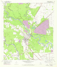 Brazoria 1952 topographic map preview