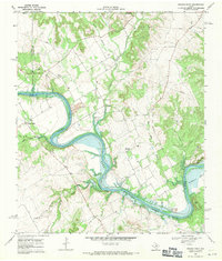 Brazos Point 1968 topographic map thumbnail