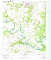 Brazos Point 1968 topographic map thumbnail