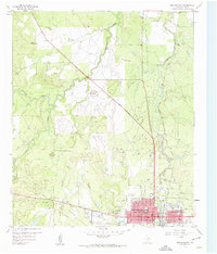 Breckenridge 1958 topographic map thumbnail