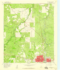 Breckenridge 1958 topographic map thumbnail