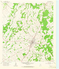 Bremond 1962 topographic map thumbnail