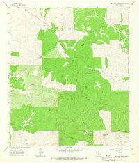 Brokeleg Mountain 1963 topographic map thumbnail