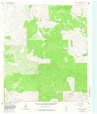 Brokeleg Mountain 1963 topographic map thumbnail