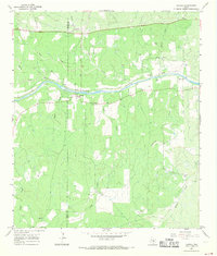 Castell 1967 topographic map thumbnail