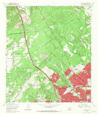 Castle Hills 1967 topographic map thumbnail
