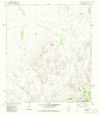 Cave Mesa 1980 topographic map thumbnail