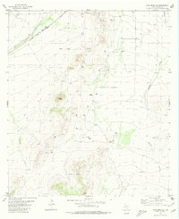 Cave Mesa NE 1980 topographic map thumbnail