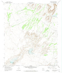Cavett Lake 1972 topographic map thumbnail