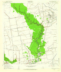 Cedar Bayou topographic map thumbnail
