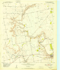 Cedar Bend 1950 topographic map thumbnail