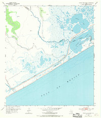 Cedar Lakes West 1952 topographic map thumbnail