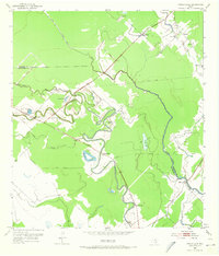 Cedar Lane 1952 topographic map thumbnail