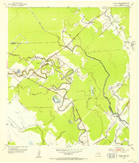 Cedar Lane 1952 topographic map thumbnail