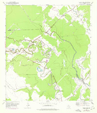 Cedar Lane 1952 topographic map thumbnail