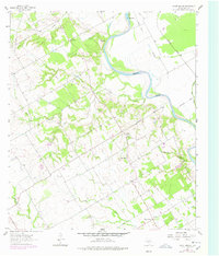 Cedar Springs 1962 topographic map thumbnail