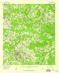 Center 1958 topographic map preview
