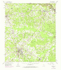 Center 1958 topographic map preview