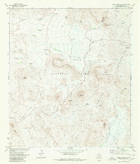 Cerro Castellan 1971 topographic map thumbnail
