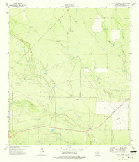 Chacon Creek NW 1974 topographic map thumbnail