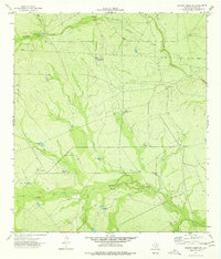 Chacon Creek SW 1974 topographic map preview