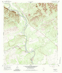 Chalk Bluff 1960 topographic map thumbnail
