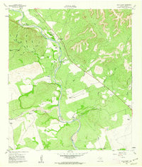 Chalk Bluff 1960 topographic map preview