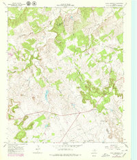 Chalk Mountain 1966 topographic map thumbnail