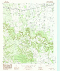 Chalk Peak 1984 topographic map thumbnail