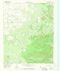 Chalk SW 1966 topographic map thumbnail
