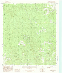 Chambliss Hill 1984 topographic map thumbnail