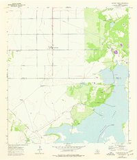Chapman Ranch 1969 topographic map thumbnail