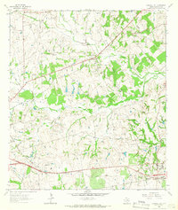 Chappell Hill 1963 topographic map thumbnail