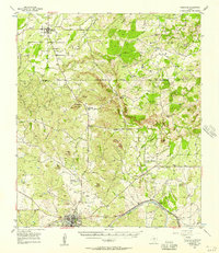 Cherokee 1956 topographic map preview