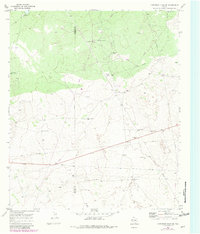 Cheyenne Draw SE 1970 topographic map thumbnail