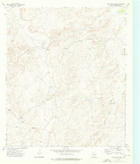 Chico Draw East 1973 topographic map thumbnail