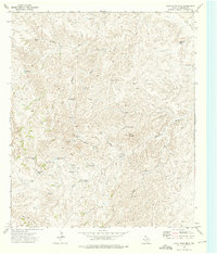 Chico Draw West 1973 topographic map thumbnail