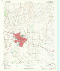 Childress 1967 topographic map thumbnail