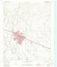 Childress 1967 topographic map thumbnail